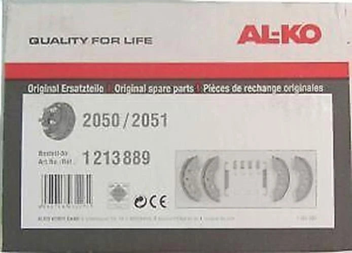 2X AL-KO Brake Shoes 200x50 for Caravan Trailer Axle (1732461)