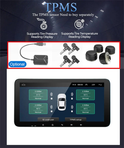 10.33" Android Stereo Radio GPS Navi Head Unit for Benz W204 S204 (2007-2011)