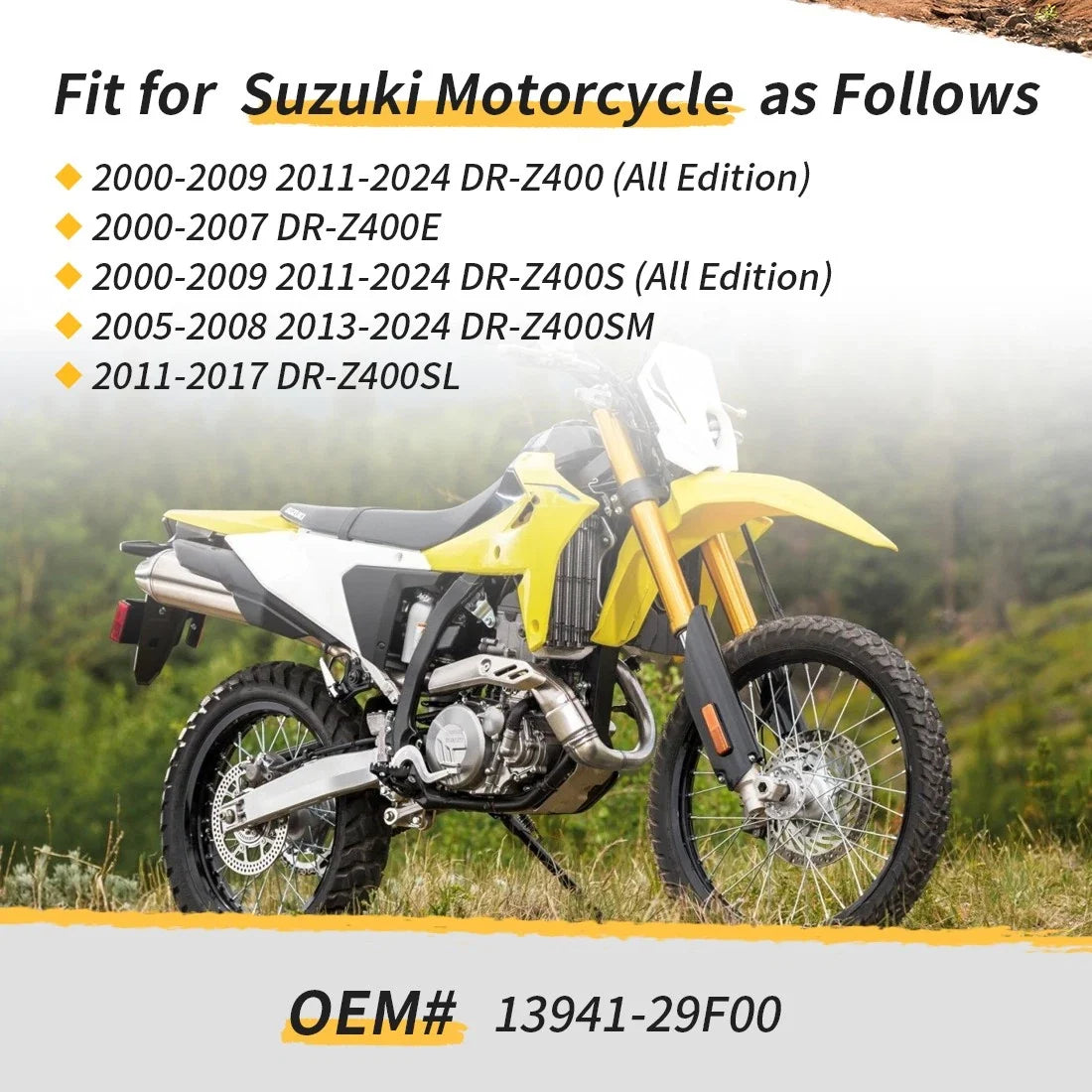 Air Filter Cage Spring for Suzuki DR-Z400, DR-Z400S, DR-Z400E, DR-Z400SM (2000–2024)