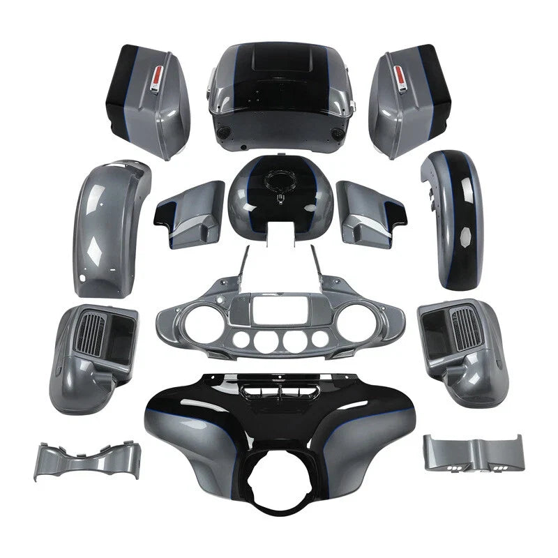 Fairings for Harley Ultra Limited (2014–2024) - Gauntlet Gray Metallic/Vivid Black