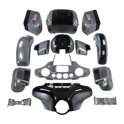 Fairings for Harley Ultra Limited (2014–2024) - Gauntlet Gray Metallic/Vivid Black