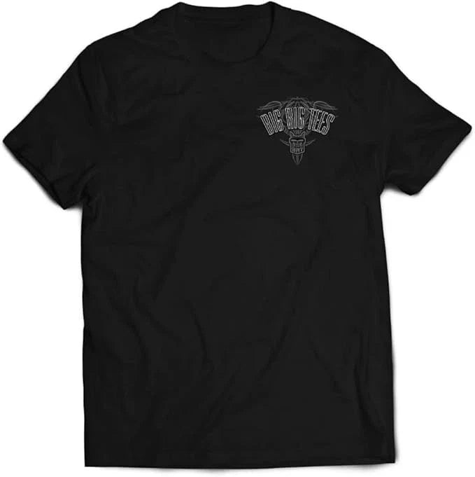 BRT Sketch Art Tee Shirt for Big Rig Truckers (Black)