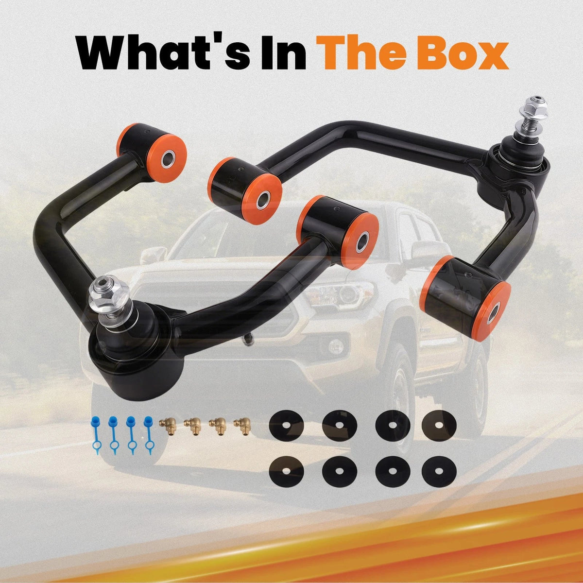 Front Upper Control Arms for Toyota Tacoma Prerunner (2004–2022) 2-4" Lift
