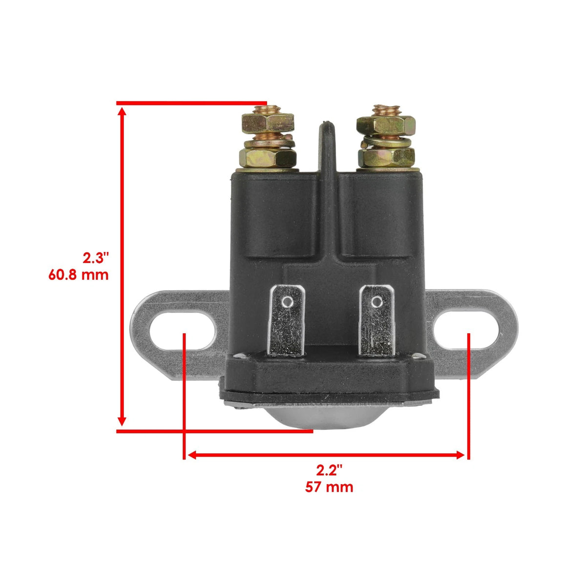 2X Starter Solenoid Relay for John Deere D100 D105 D110 D120 D125 D130 D140 D150 (RE213, RE213-MA)