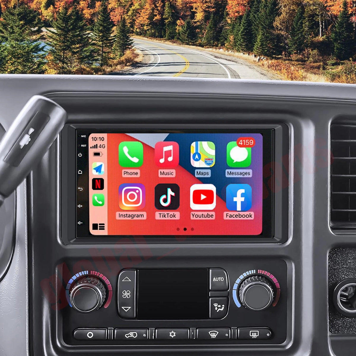 32G Apple CarPlay Stereo for GMC Chevrolet (2003–2006)