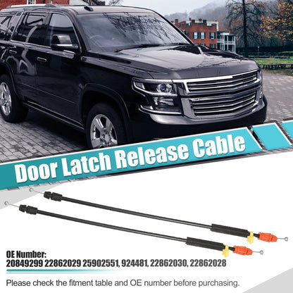 2X Front Door Handle Latch Release Cable for Chevrolet Silverado  20849299
