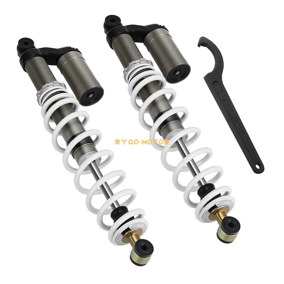Air Front Shocks Absorbers w/Tool for Polaris RZR S 800 (2009–2012) #7043422