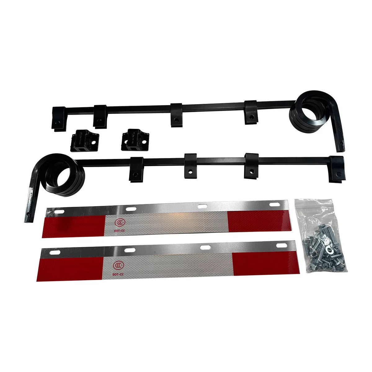 Pair Mud Flap Hangers for Truck with Reflector Kit (902-030)