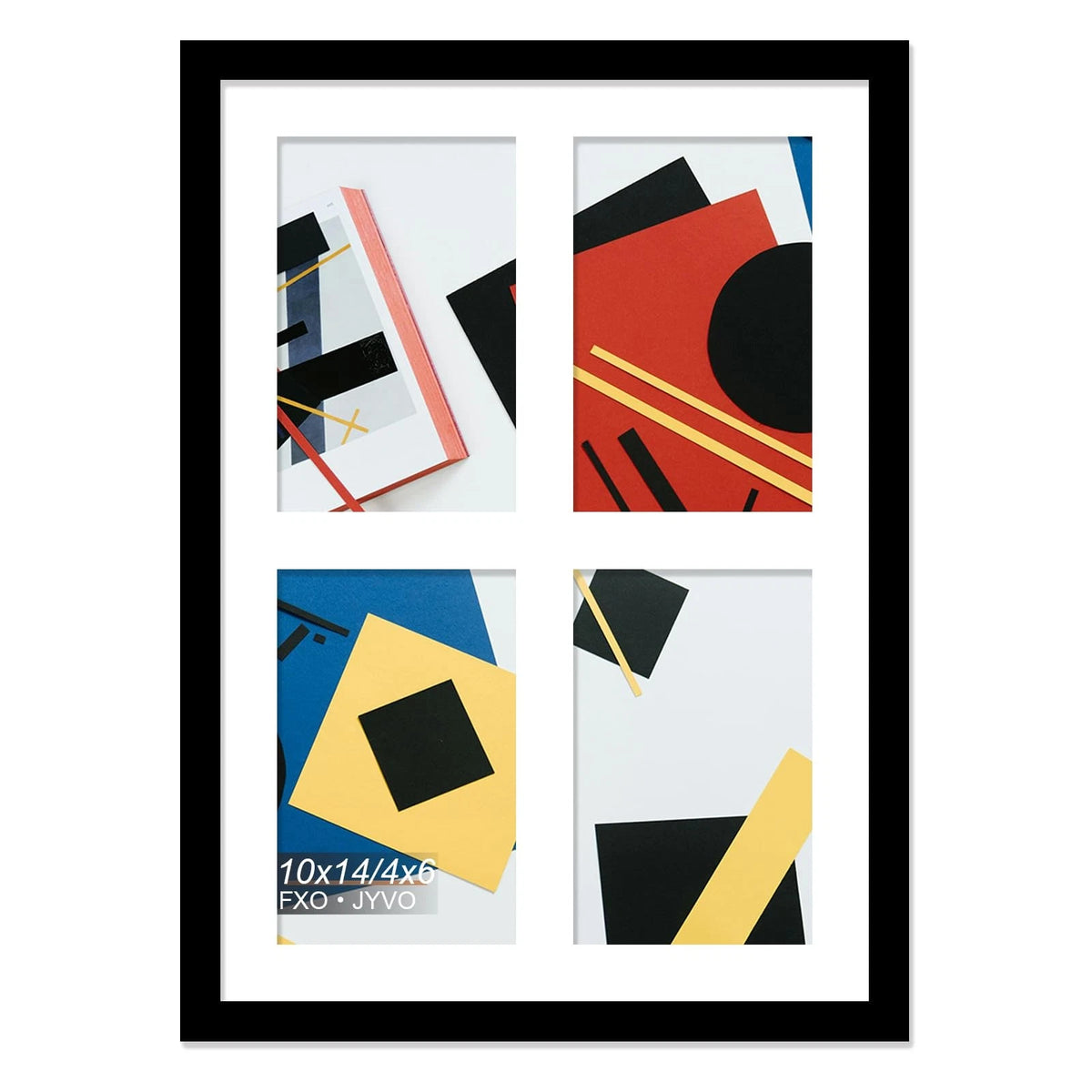 4x6 Picture Frame Collage for Display (10x14) - Black