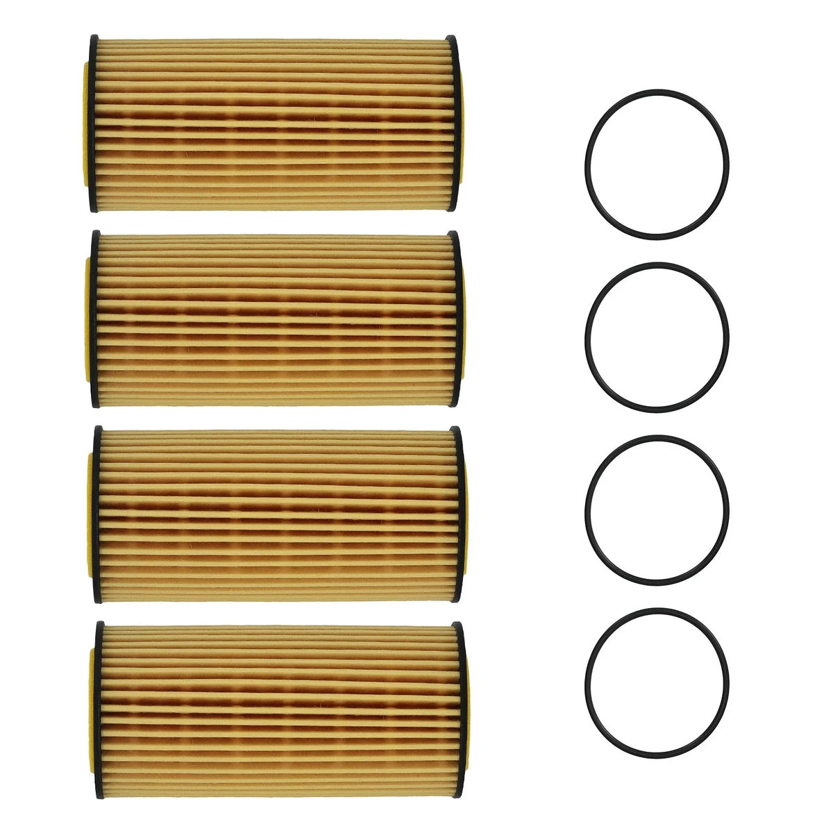 Set of 4 Oil Filters for Audi A3 A4 VW Golf Jetta (2006–2021)