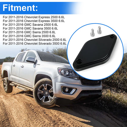 Intake Resonator Cover Plate for Chevy/GMC Duramax 6.6L LML Diesel (2011–2016)