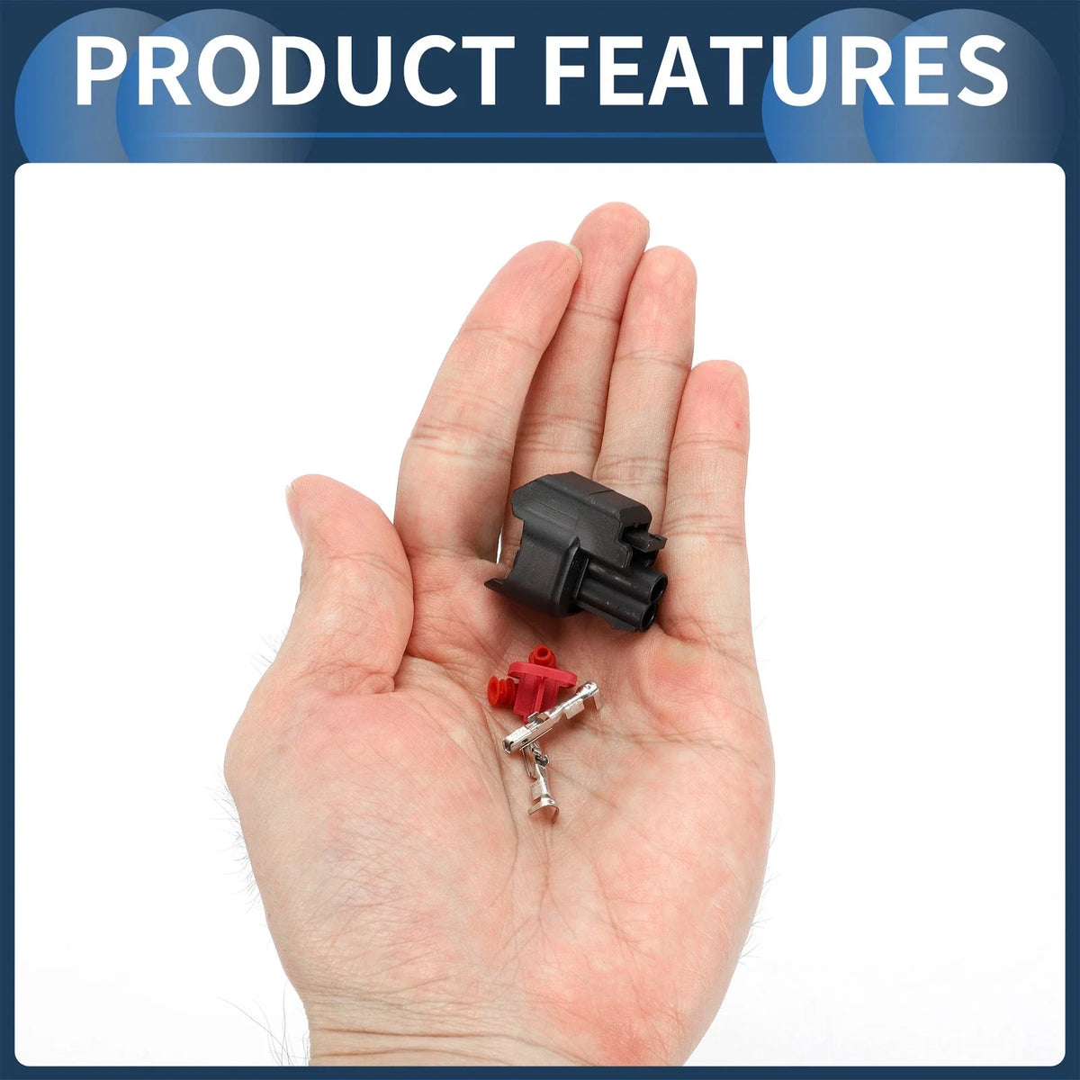 2 Pin Fuel Injector Waterproof Connector Plug for Chevrolet 