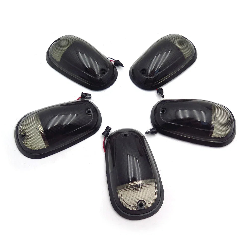 5PC Smoke Cab Roof Marker Clearance Light for Dodge RAM 2500/3500 (2003–2010)