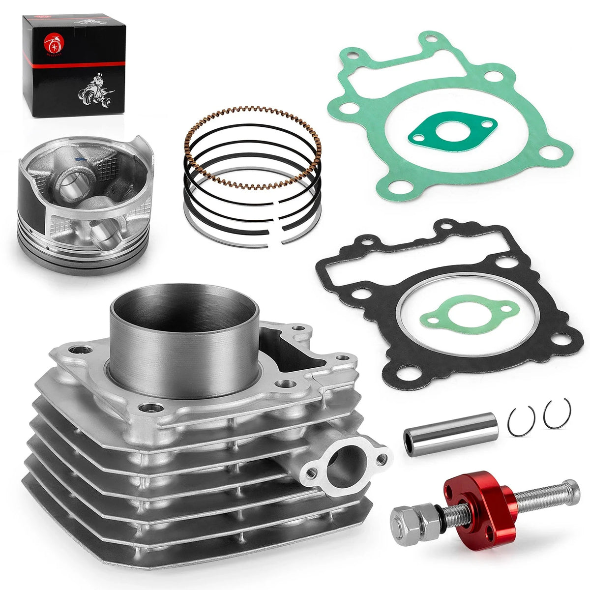 Cylinder w/ STD Piston Gasket Top End Kit for Kawasaki Bayou KLF 250 (2003–2011)