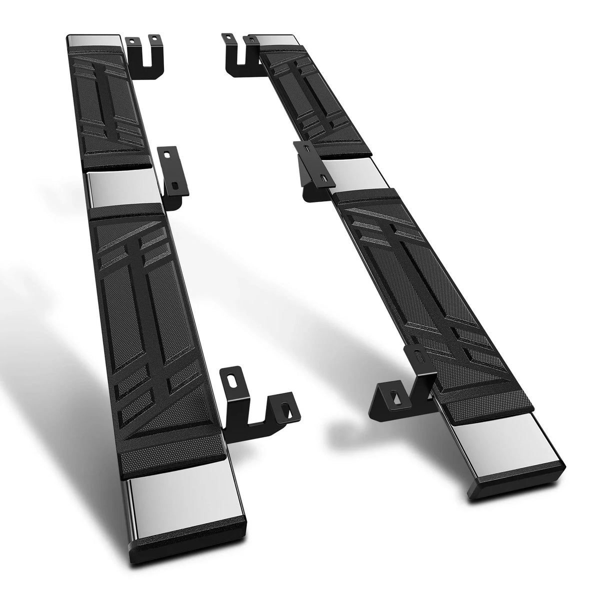 Set of 2 Polished Side Step Pads for Honda CR-V (2017–2022)