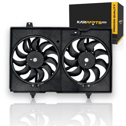 Radiator and A/C Condenser Fan Assembly for Chevy City Express (2015–2018) GLX-CFRC96-CL360A2, NI3115154