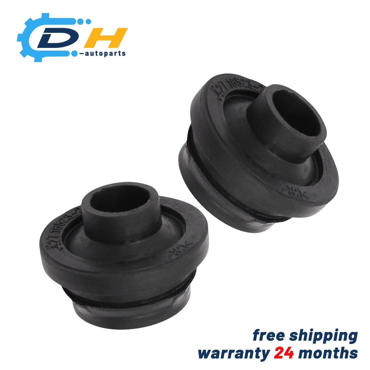 Set of 2 Radiator Mount Insulators for Toyota RAV4 (2006–2018) 16523-28030