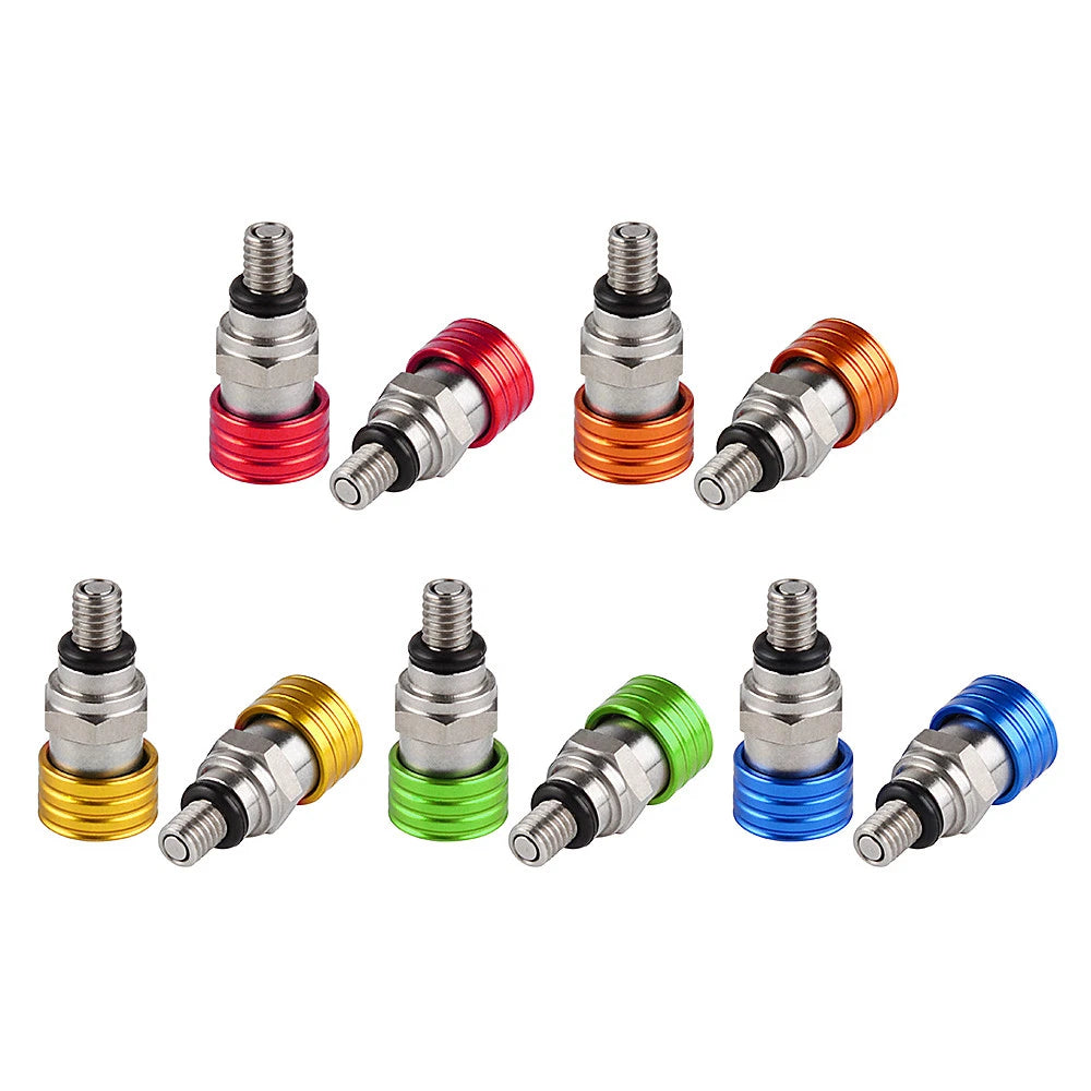Set of 2 Front Fork Air Bleeder Valves for Showa & KAYABA Forks