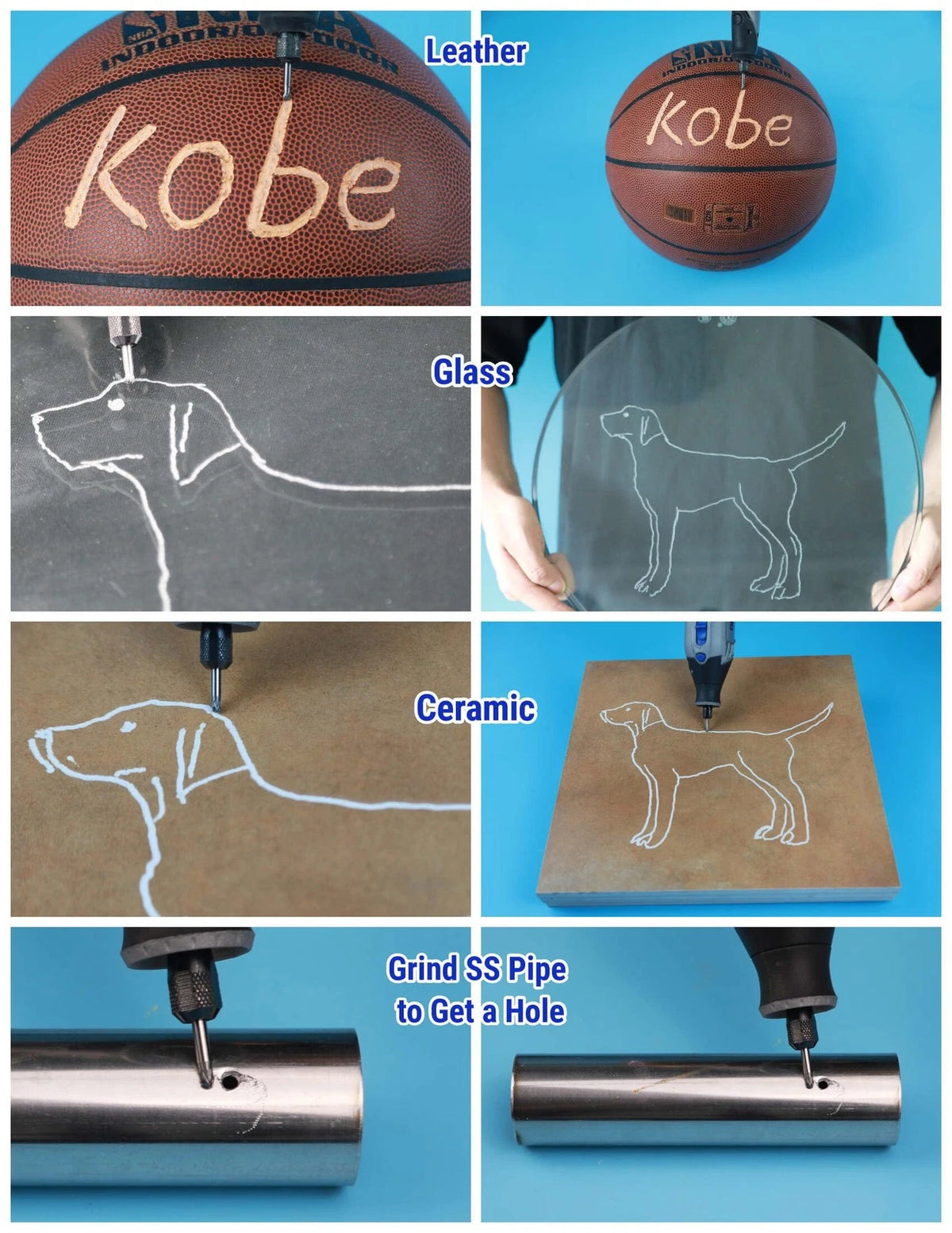 20 Pcs Carbide Burr Set 1/8" Shank for X-Small Applications