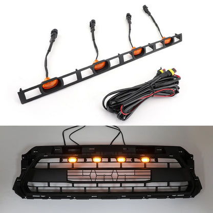 LED Front Bumper Hood Grille Lights for Tacoma (2012–2015) Grille-265-Amber