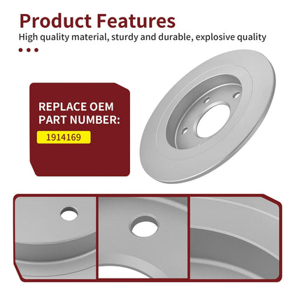 Front or Rear Brake Rotor for Polair Ranger XD 1500 Crew XD 1500 (2024–2025)