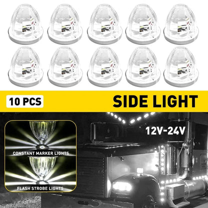 10X LED Side Marker Turn Signal Lamp for Truck Trailer (EPY)