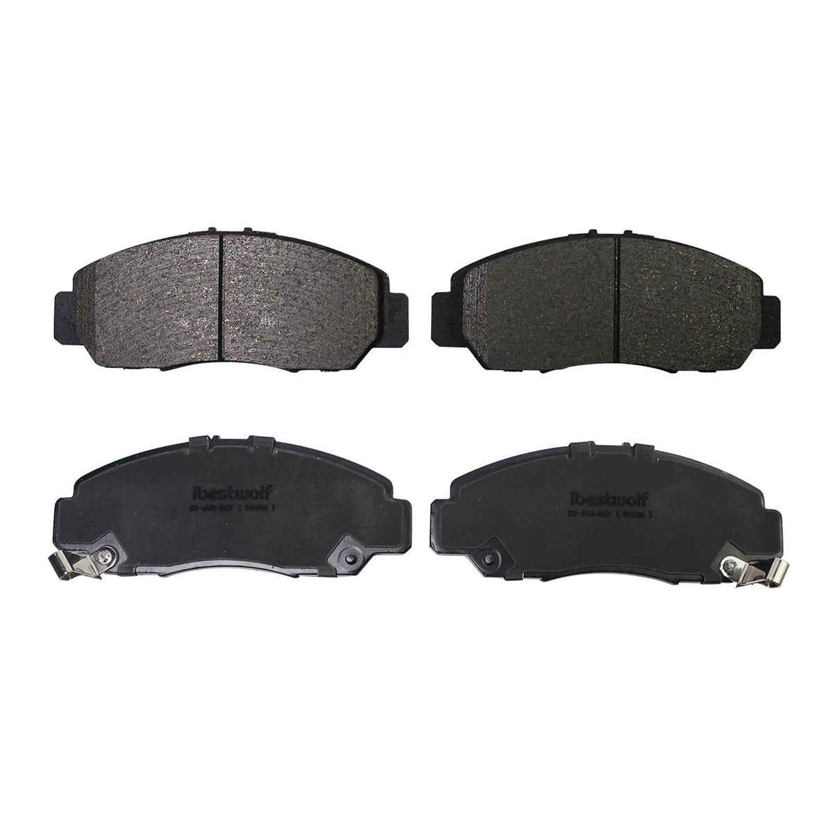 Front Ceramic Brake Pads for Honda Accord (2003–2012) & Acura TL RL CL TSX (1999–2008) P-1506, D1506