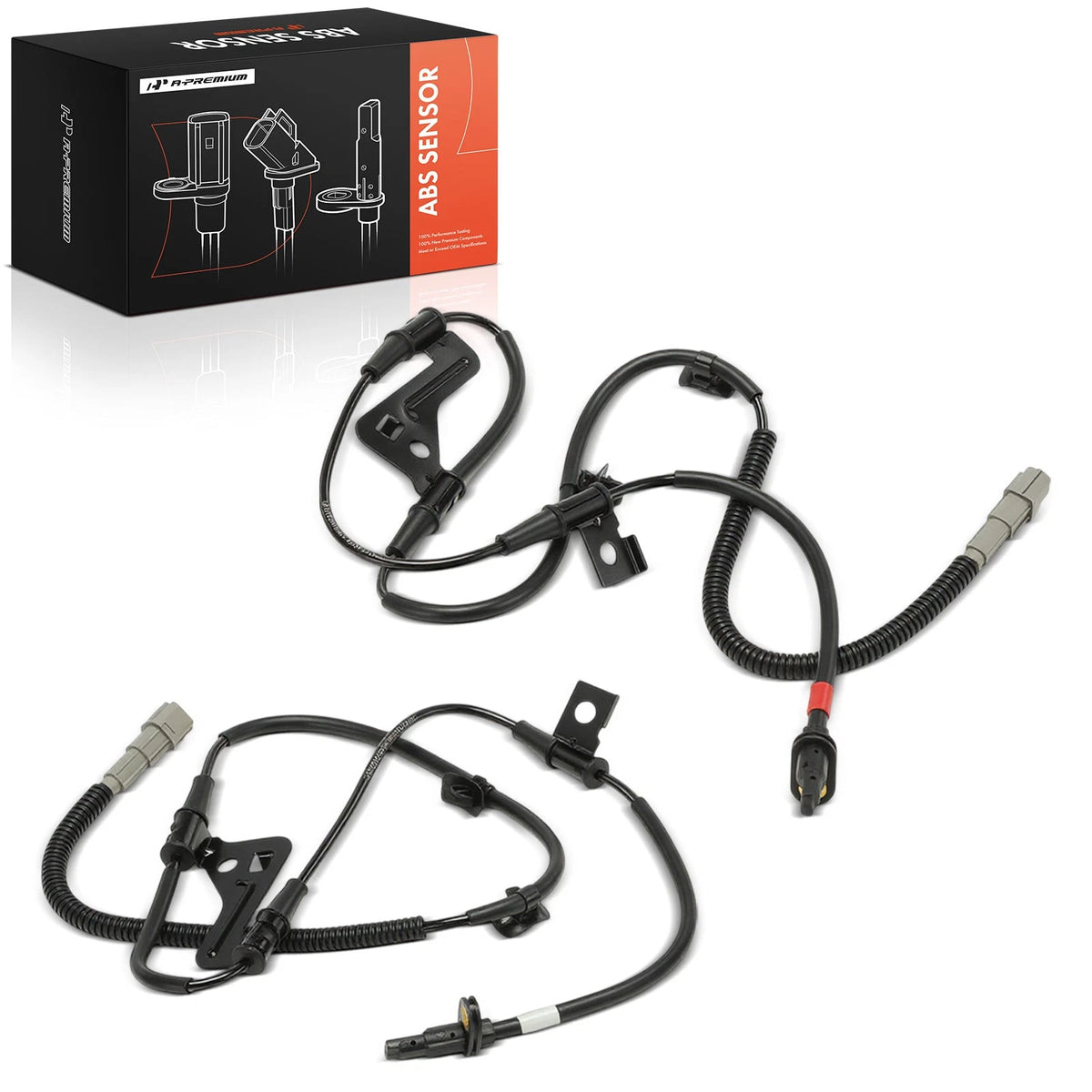 2X Front ABS Wheel Speed Sensor for Kia Soul (2020–2023) 58930K0100, 58940K0100
