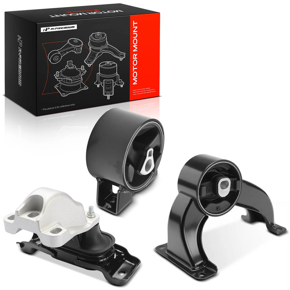 3X Engine Mount for Dodge Grand Caravan (2008–2010) 4880494AB, 4880601AA, 4880603AA