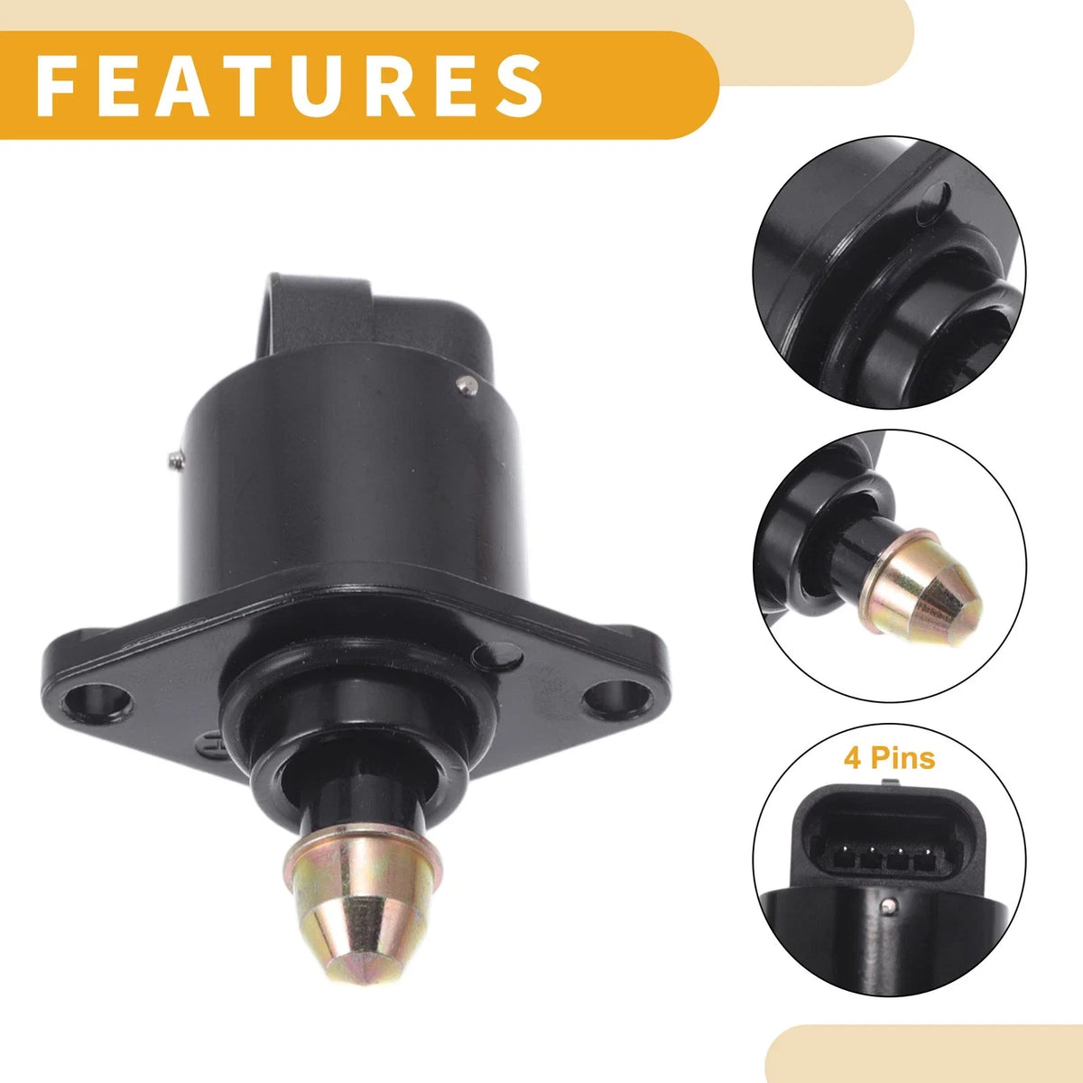 Idle Air Control Valve for Toyota Tacoma (2000–2004) No. 92053030