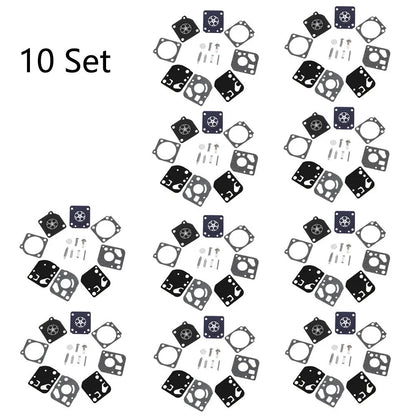 Set of 10 Carburetor Diaphragm Overhaul Kit for Zama RB-29 (N/A)