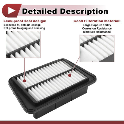 Engine Air Filter No. 165464A00J for Nissan NV100 