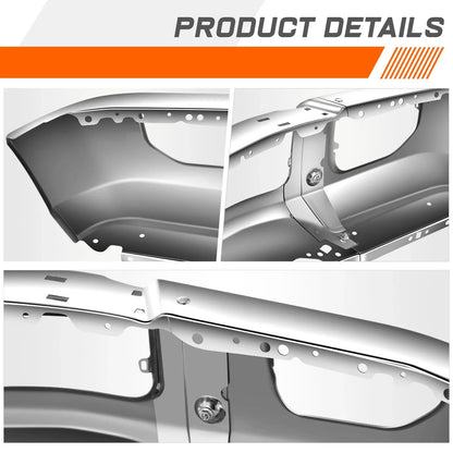Front Bumper Face Bar for Ford F250 F350 Super Duty (2020–2022) w/Fog Light Holes