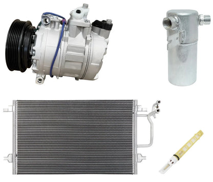 AC Compressor Kit With Condenser for Audi A8 Quattro 4.2L (2003–2010)