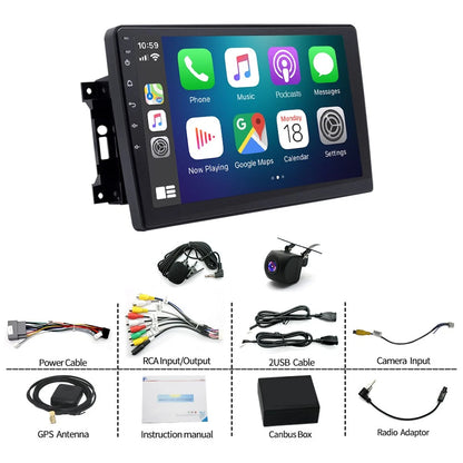 Android 13 GPS Carplay Stereo for Jeep Wrangler (2011–2023)