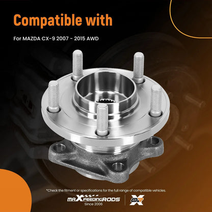 1x Rear Wheel Bearing & Hub Assembly for Mazda CX-9 (2007–2015) AWD WE61649