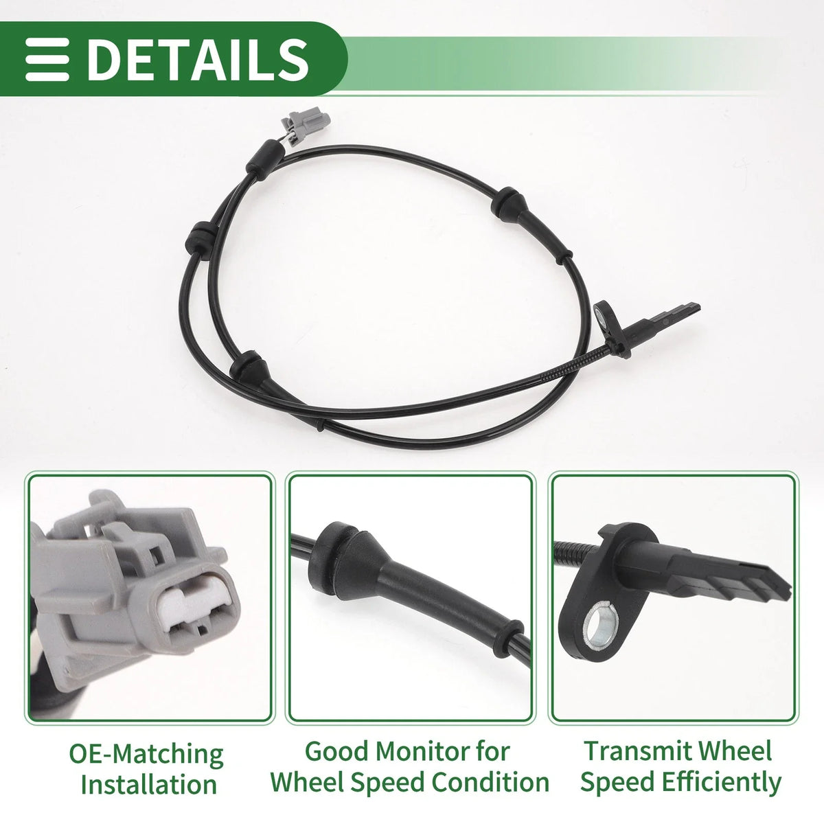 ABS Wheel Speed Sensor No. 47910JN05A for Nissan Teana II (2008–2013)