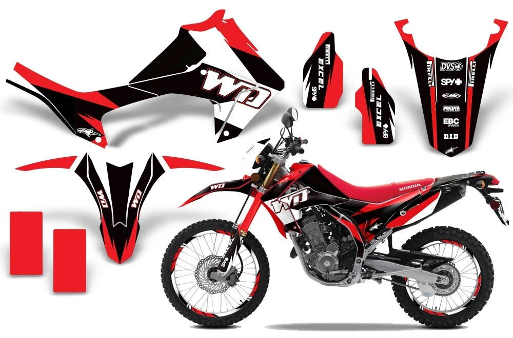 Graphic Stickers +#PLT/RIM Decals for Honda CRF250L CRF250M (2013–2020)