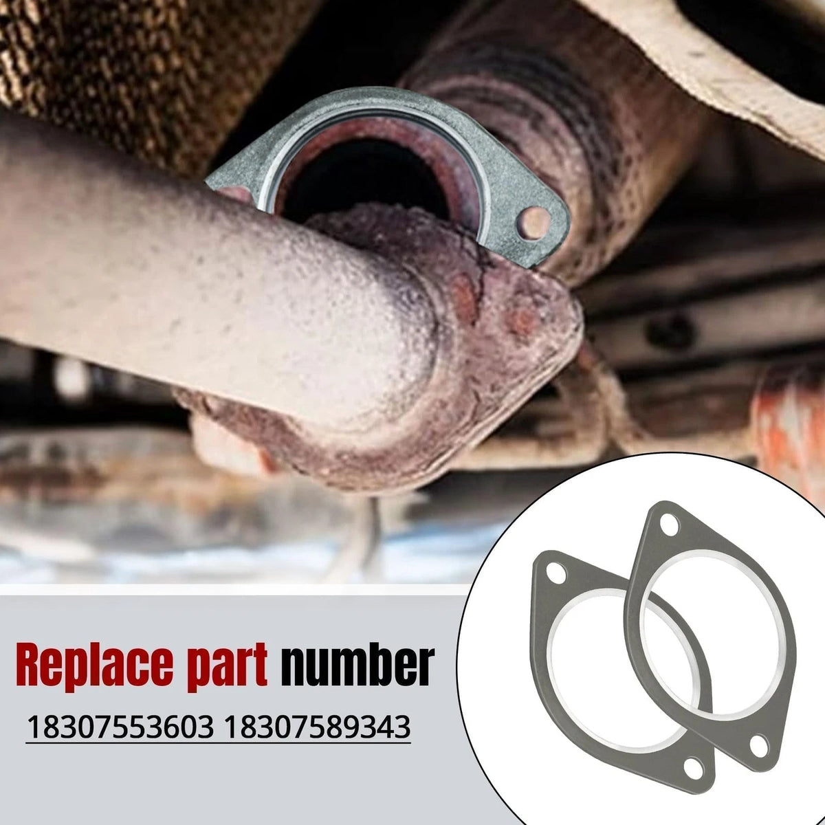 2X Exhaust Pipe Flange Gasket Seal for BMW N54