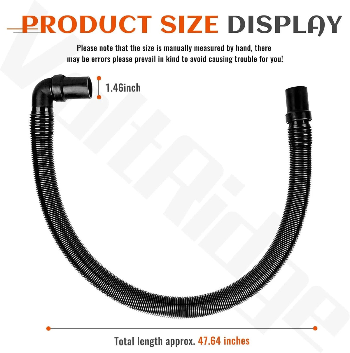 Static-Dissipating Vacuum Hose for ProTeam Super Coach Vac Model 6 (W)