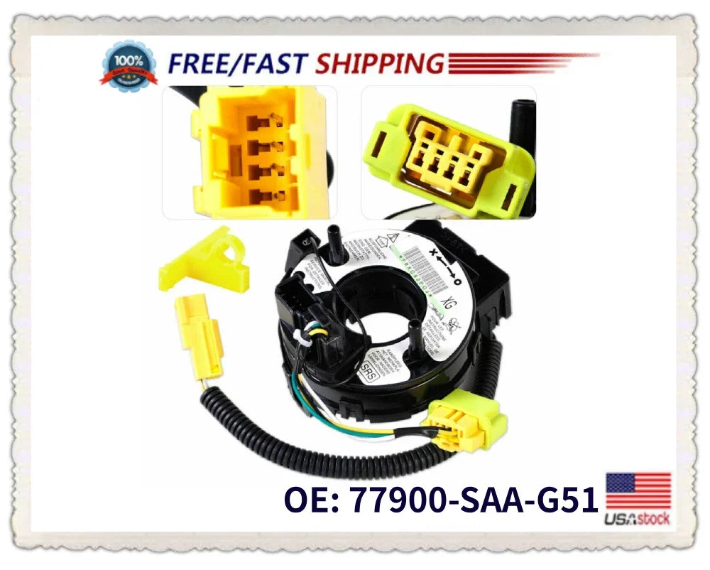 Spring Spiral Cable for Honda Fit (2006–2008) 77900-SAA-G51
