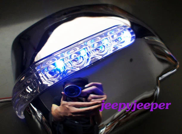 Chrome Manual Mirror Cover LED for Toyota Hiace Commuter (2005-2008)