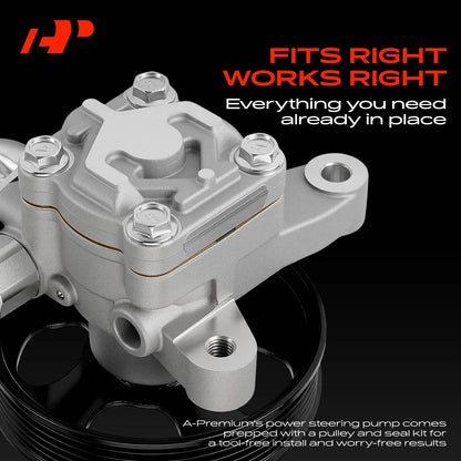 Power Steering Pump with Pulley for Hyundai Veracruz (2008–2012) 571003J010, 16123023066