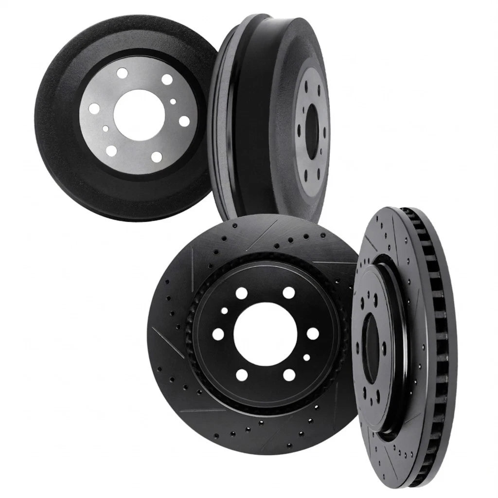 Set of 4 Drilled and Slotted Rotors for Chevy Equinox (2005–2006) ALX-PAU-DF-8004-47068-CLA2