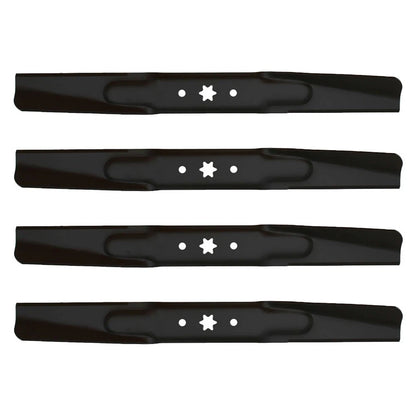 Set of 4 Standard Mower Blades for MTD