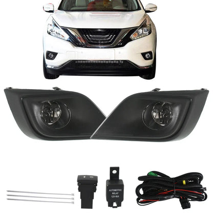 Set of 2 Fog Lights for Nissan Murano (2015–2017) Bumper Lamps