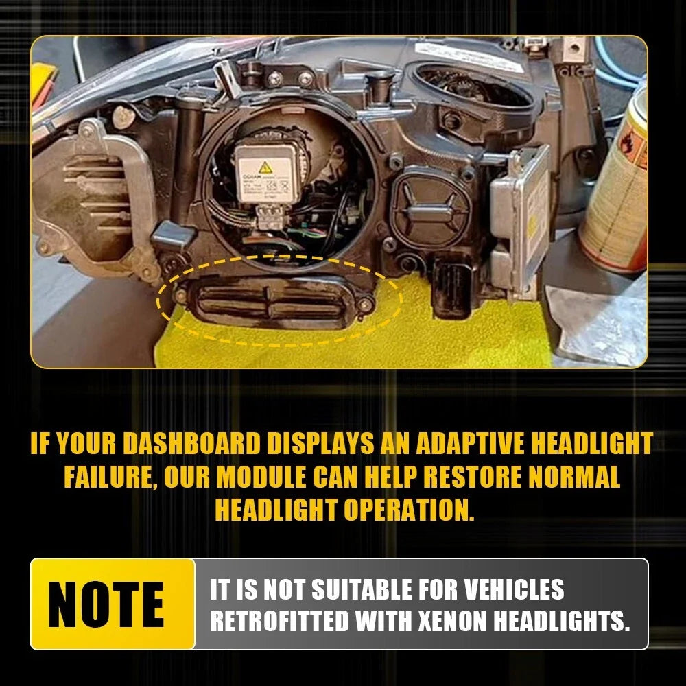 Control TMS Module Unit Adaptive Headlight for BMW 528i 535i 550i (2011–2016)