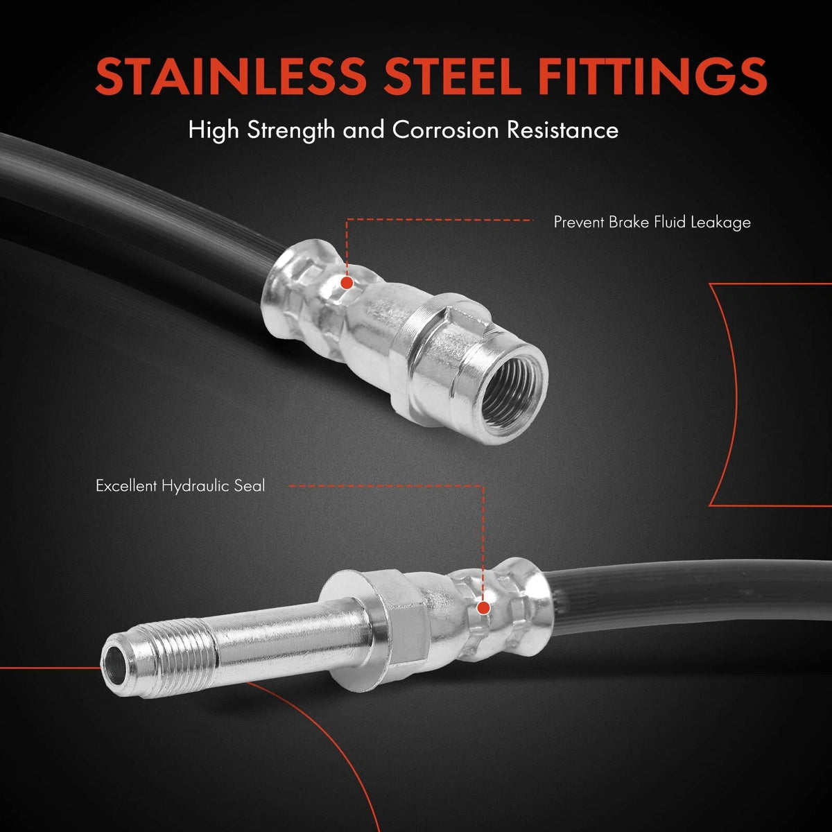 Brake Hydraulic Hose for Freightliner Benz Sprinter 2500 (9074284200, 9064280535, 9064281235, 2207151)