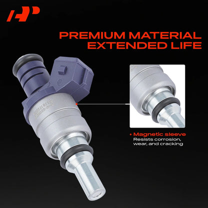 6x Fuel Injector for BMW E46 330Ci 330i 330xi (2001–2004) E39 E60 530i (2001–2006)