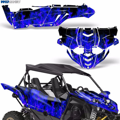 Graphic Decals Stickers for Yamaha YXZ 1000R (2015–2018) ICEFLAMES U